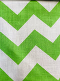 CHEVRON ZIG ZAG POLY COTTON (by the yard)