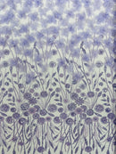 Luxury 3D Floral/Butterfly Beaded lace 54” Wide| New Creations Fabric & Foam Inc. - New Creations Fabric & Foam Inc