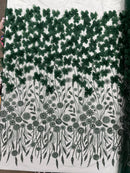 Luxury 3D Floral/Butterfly Beaded lace 54” Wide| New Creations Fabric & Foam Inc. - New Creations Fabric & Foam Inc