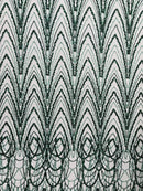 Luxury Chain Geometric Beaded Lace 54” Wide| New Creations Fabric & Foam Inc. - New Creations Fabric & Foam Inc