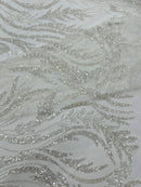 Luxury Festival Beaded Vine Lace Fabric| New Creations Fabric & Foam Inc. - New Creations Fabric & Foam Inc