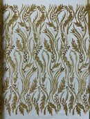 Luxury Festival Beaded Vine Lace Fabric| New Creations Fabric & Foam Inc. - New Creations Fabric & Foam Inc