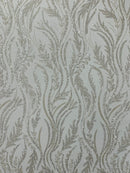 Luxury Festival Beaded Vine Lace Fabric| New Creations Fabric & Foam Inc. - New Creations Fabric & Foam Inc