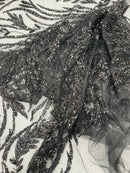 Luxury Festival Beaded Vine Lace Fabric| New Creations Fabric & Foam Inc. - New Creations Fabric & Foam Inc