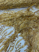 Luxury Festival Beaded Vine Lace Fabric| New Creations Fabric & Foam Inc. - New Creations Fabric & Foam Inc