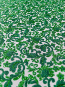 Metallic Corded Lace Design 54| New Creations Fabric & Foam Inc. - New Creations Fabric & Foam Inc