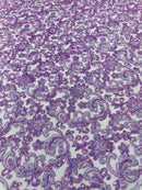 Metallic Corded Lace Design 54| New Creations Fabric & Foam Inc. - New Creations Fabric & Foam Inc