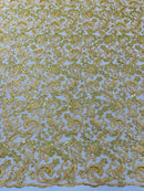 Metallic Corded Lace Design 54| New Creations Fabric & Foam Inc. - New Creations Fabric & Foam Inc