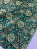 Metallic cross challis jacquard fabric 58" Wide| New Creations Fabric & Foam Inc. - New Creations Fabric & Foam Inc