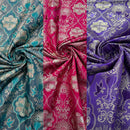 Metallic cross challis jacquard fabric 58" Wide| New Creations Fabric & Foam Inc. - New Creations Fabric & Foam Inc