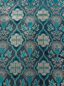 Metallic cross challis jacquard fabric 58" Wide| New Creations Fabric & Foam Inc. - New Creations Fabric & Foam Inc