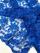 Metallic floral lace design embroidered 54" Wide | New Creations Fabric & Foam Inc. - New Creations Fabric & Foam Inc