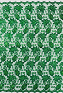 Metallic floral lace design embroidered 54" Wide | New Creations Fabric & Foam Inc. - New Creations Fabric & Foam Inc