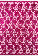Metallic floral lace design embroidered 54" Wide | New Creations Fabric & Foam Inc. - New Creations Fabric & Foam Inc