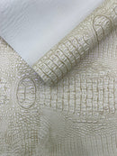 Metallic Gator Vinyl Fabric| New Creations Fabric & Foam Inc. - New Creations Fabric & Foam Inc