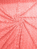 MINKY ROSEBUD FABRIC (by the yard) - New Creations Fabric & Foam Inc