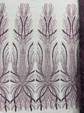 Palm Beaded Damask Design Fabric| New Creations Fabric & Foam Inc. - New Creations Fabric & Foam Inc