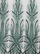 Palm Beaded Damask Design Fabric| New Creations Fabric & Foam Inc. - New Creations Fabric & Foam Inc