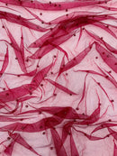 Pearl Glitter Studded Mesh Fabric| New Creations Fabric & Foam Inc. - New Creations Fabric & Foam Inc