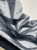 Pearl Glitter Studded Mesh Fabric| New Creations Fabric & Foam Inc. - New Creations Fabric & Foam Inc