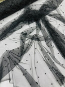 Pearl Glitter Studded Mesh Fabric| New Creations Fabric & Foam Inc. - New Creations Fabric & Foam Inc