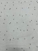 Pearl Glitter Studded Mesh Fabric| New Creations Fabric & Foam Inc. - New Creations Fabric & Foam Inc