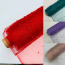 Pearl Glitter Studded Mesh Fabric| New Creations Fabric & Foam Inc. - New Creations Fabric & Foam Inc