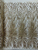 Phoenix Sequin Feather Fabric 54” Wide| New Creations Fabric & Foam Inc. - New Creations Fabric & Foam Inc