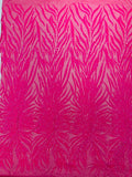 Phoenix Sequin Feather Fabric 54” Wide| New Creations Fabric & Foam Inc. - New Creations Fabric & Foam Inc