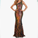 Phoenix Sequin Feather Fabric 54” Wide| New Creations Fabric & Foam Inc. - New Creations Fabric & Foam Inc