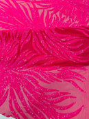 Phoenix Sequin Feather Fabric 54” Wide| New Creations Fabric & Foam Inc. - New Creations Fabric & Foam Inc