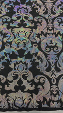Holographic damask nylon spandex | New Creation Fabric & Foam
