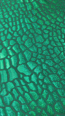 Dragon Skin Foil Stretch Velvet 58" Wide| New Creation Fabric & Foam Inc.