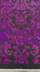 Holographic damask nylon spandex | New Creation Fabric & Foam