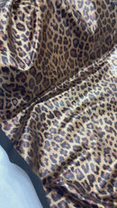 Cheetah Print Stretch Latex 58" Wide| New Creations Fabric & Foam Inc.