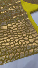 Dragon Skin Foil Stretch Velvet 58" Wide| New Creation Fabric & Foam Inc.