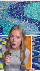 Wave Sequin Stretch Velvet 54" Wide| New Creations Fabric & Foam Inc.