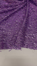 Vegas Beaded Sequin Stretch Mesh 54" Wide| New Creations Fabric & Foam Inc.