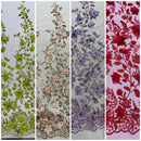 Princess Glitter 3d floral design fabric lace| New Creations Fabric & Foam Inc. - New Creations Fabric & Foam Inc