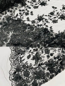 Princess Glitter 3d floral design fabric lace| New Creations Fabric & Foam Inc. - New Creations Fabric & Foam Inc