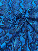 Python Snake Print 58” Wide| New Creations Fabric & Foam Inc. - New Creations Fabric & Foam Inc