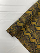 Python Snake Print 58” Wide| New Creations Fabric & Foam Inc. - New Creations Fabric & Foam Inc