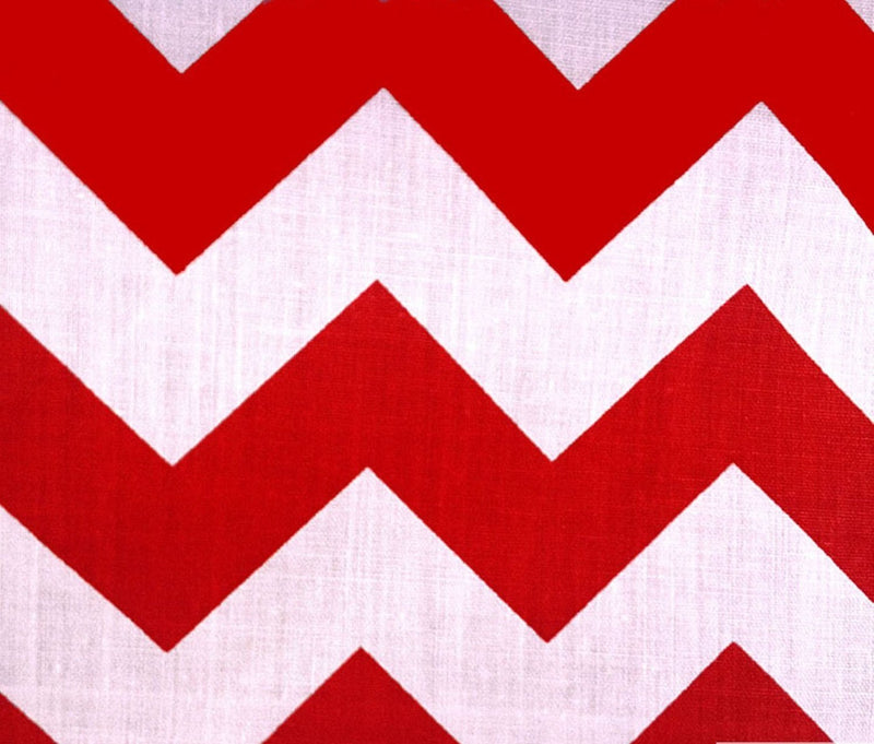 CHEVRON ZIG ZAG POLY COTTON (by the yard)