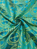 Religious Cross Jacquard Satin 58" Wide| New Creations Fabric & Foam Inc. - New Creations Fabric & Foam Inc