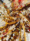 Round Sequin Fabric 54” Wide| New Creations Fabric & Foam Inc. - New Creations Fabric & Foam Inc