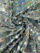 Round Sequin Fabric 54” Wide| New Creations Fabric & Foam Inc. - New Creations Fabric & Foam Inc