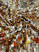 Round Sequin Fabric 54” Wide| New Creations Fabric & Foam Inc. - New Creations Fabric & Foam Inc