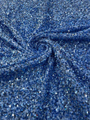 Sequin Velvet Stretch Fabric| New Creations Fabric & Foam Inc. - New Creations Fabric & Foam Inc