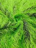 Shaggy Jacquard Faux Ostrich/Eye Lash Feathers Fringe With Metallic Thread (By The Yard) - New Creations Fabric & Foam Inc