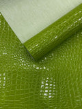 Shiny Alligator 3D Embossed Vinyl Fabric| New Creations Fabric & Foam Inc. - New Creations Fabric & Foam Inc
